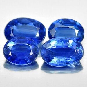 Natural Blue Kyanite 2.45 Ct. Oval Shape 5 x 4.1 to 6 x 4.2 Mm Gemstone Unheated